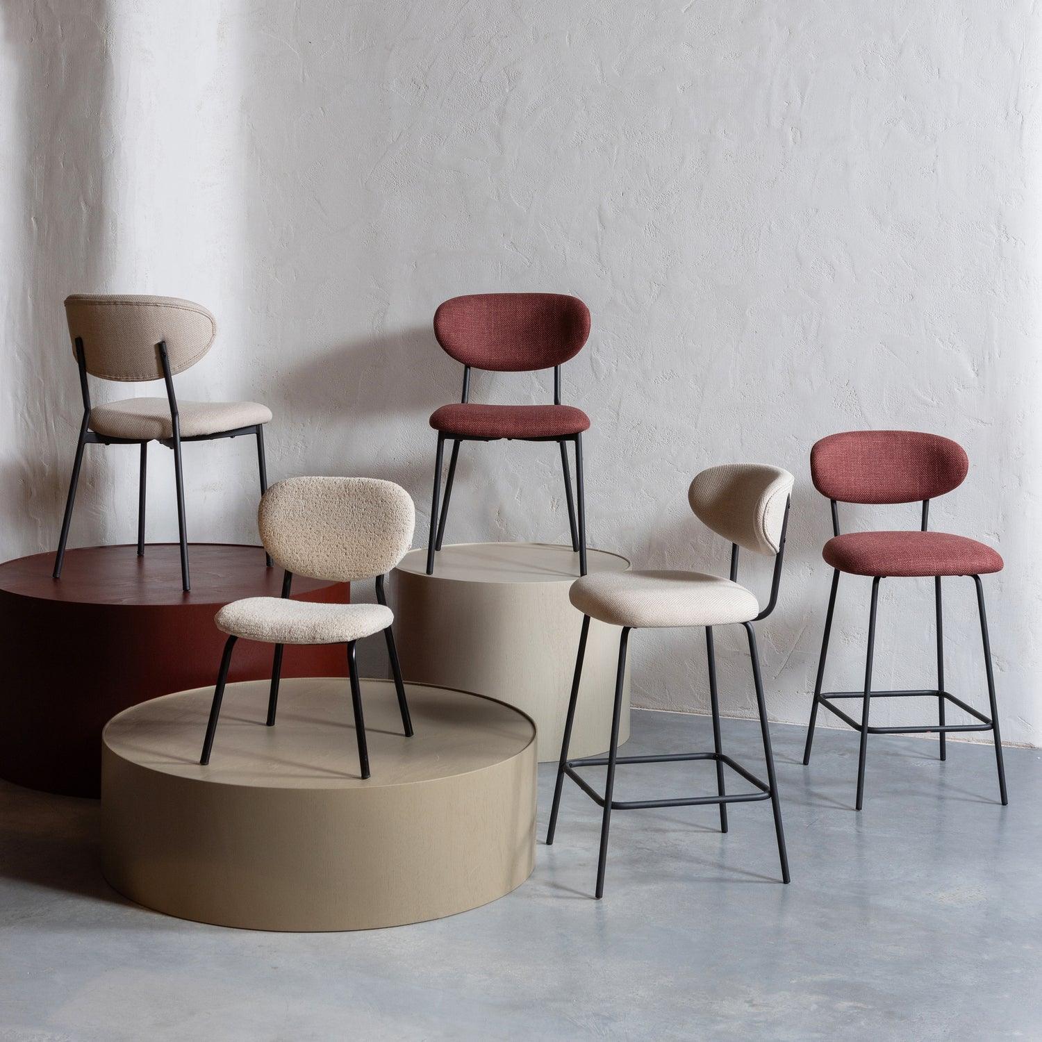 KJELD BARSTOOL ROUGE - PARIS14A.RO