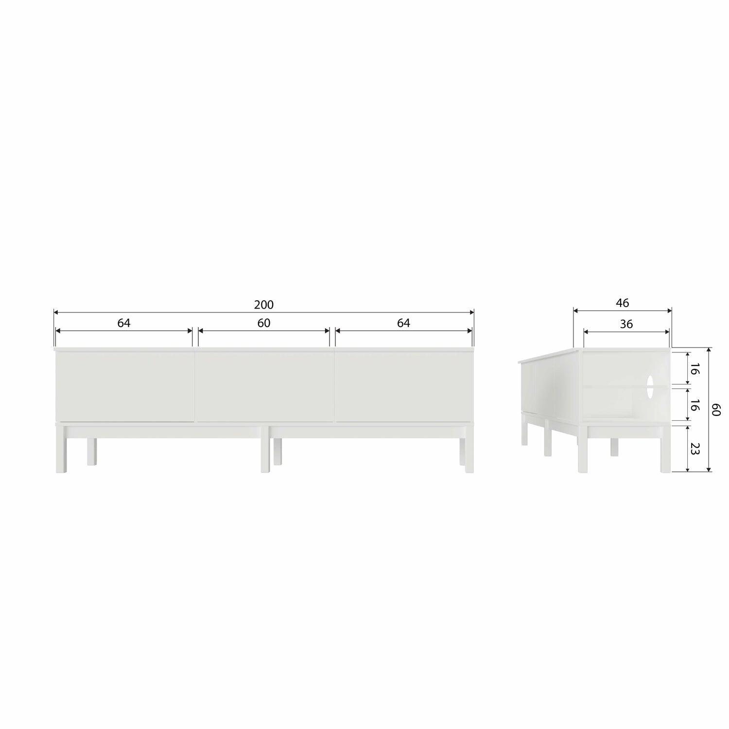 KLINK TV-STAND PINE MIST [fsc] - PARIS14A.RO
