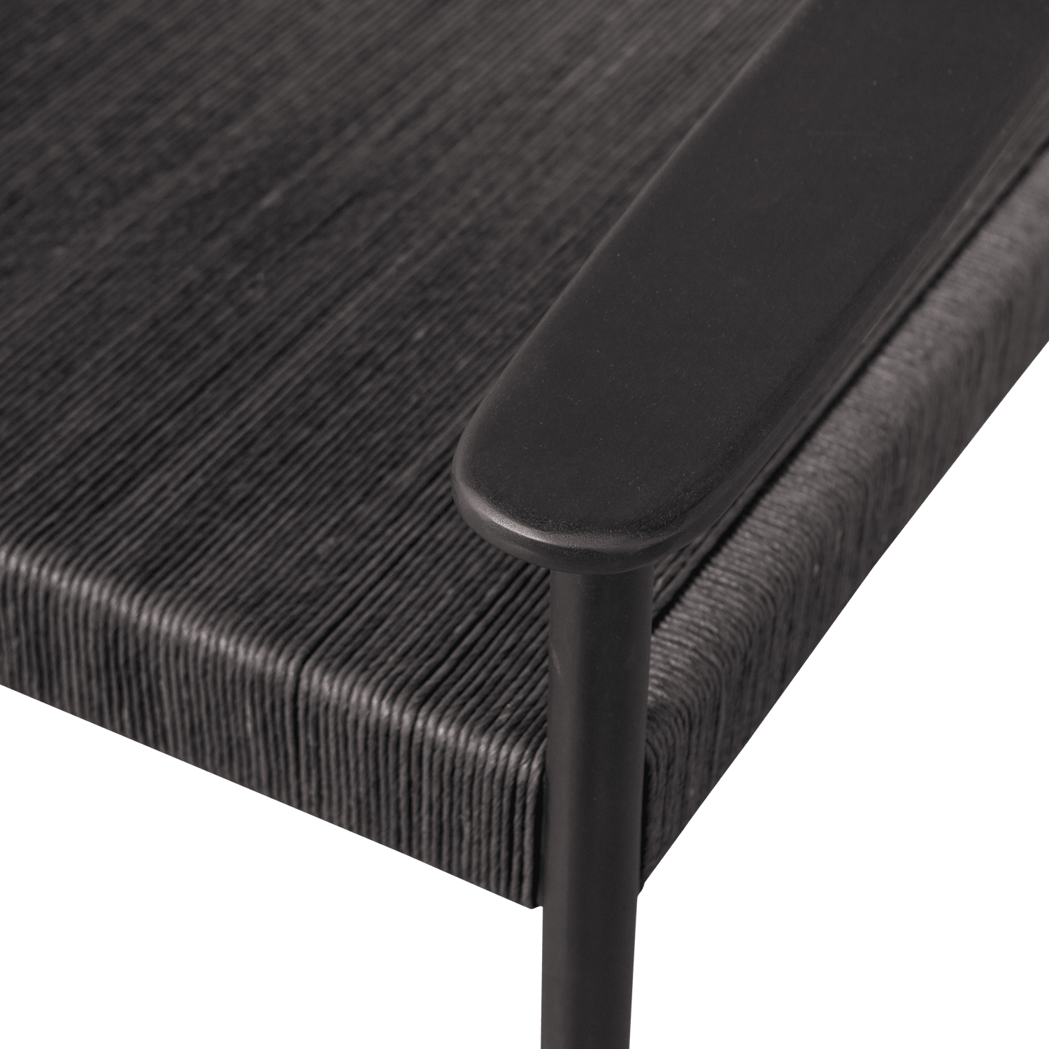 LAEL ARMCHAIR MANGO WOOD/CORD BLACK - PARIS14A.RO