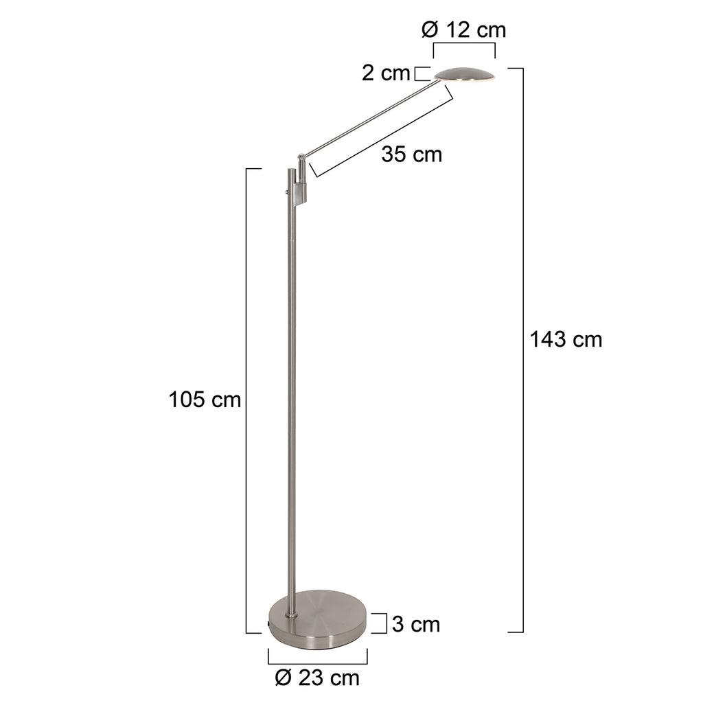 Lampă de citit de culoare oțelie Daphne 3393ST - PARIS14A.RO