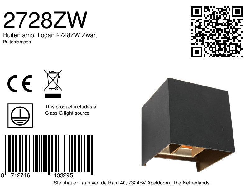 Lampă de exterior Logan 2728ZW, negru. - PARIS14A.RO