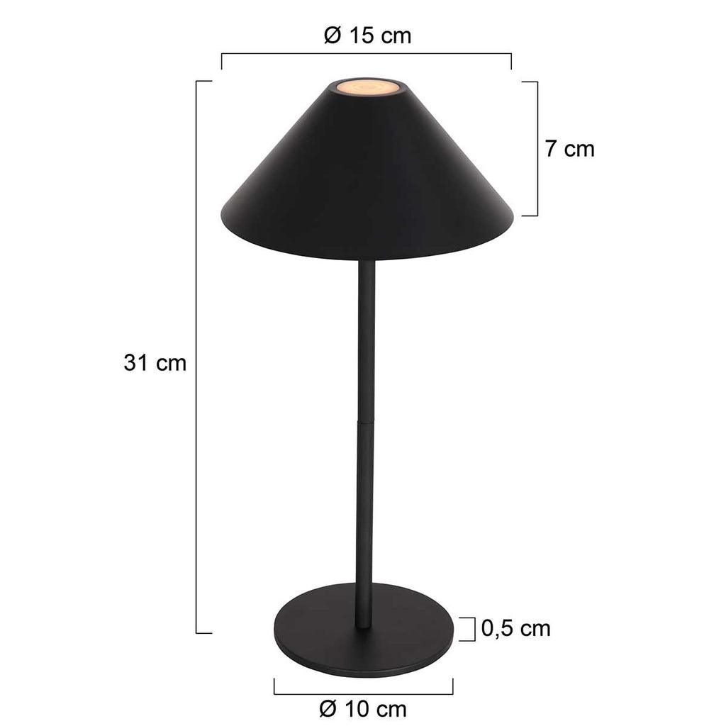 Lampă de masă Ancilla 3353ZW Negru - PARIS14A.RO