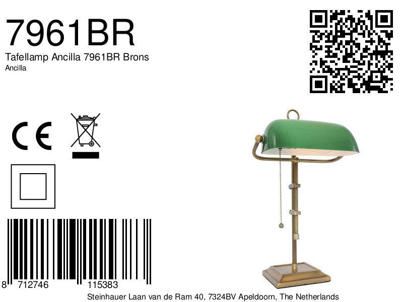 Lampă de masă Ancilla 7961BR Bronz - PARIS14A.RO