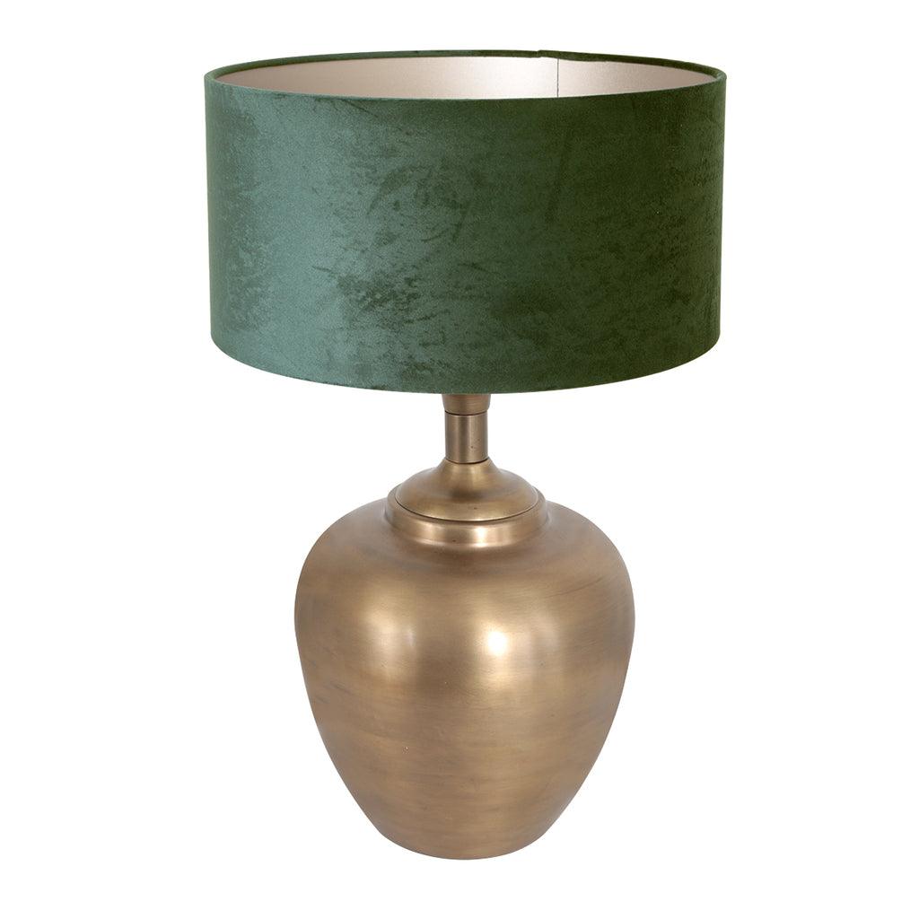 Lampă de masă Brass 3307BR+K1068VS Bronz-Velvet Verde - PARIS14A.RO