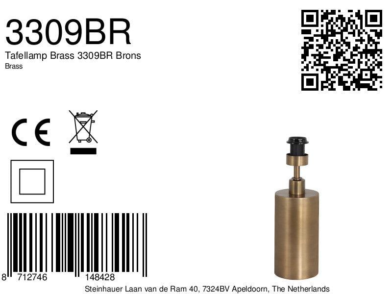 Lampă de masă Brass 3309BR Bronz - PARIS14A.RO