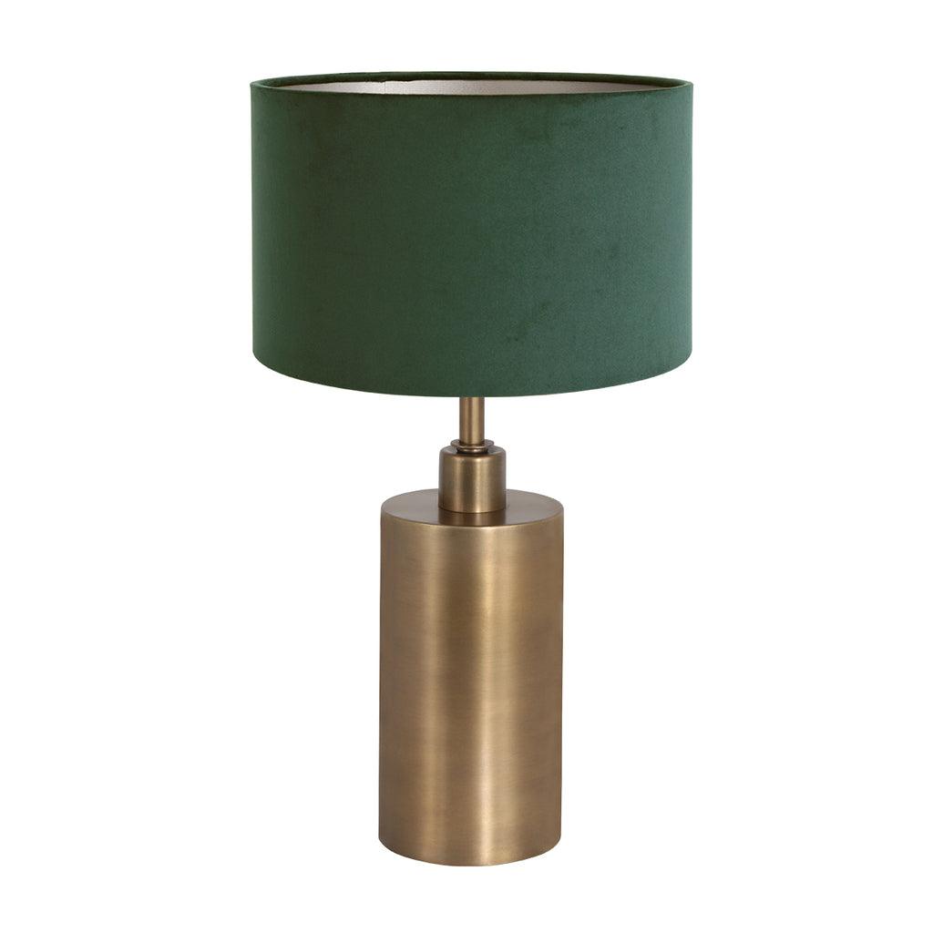 Lampă de masă Brass 3309BR+K7396VS Bronz-Velvet Verde - PARIS14A.RO