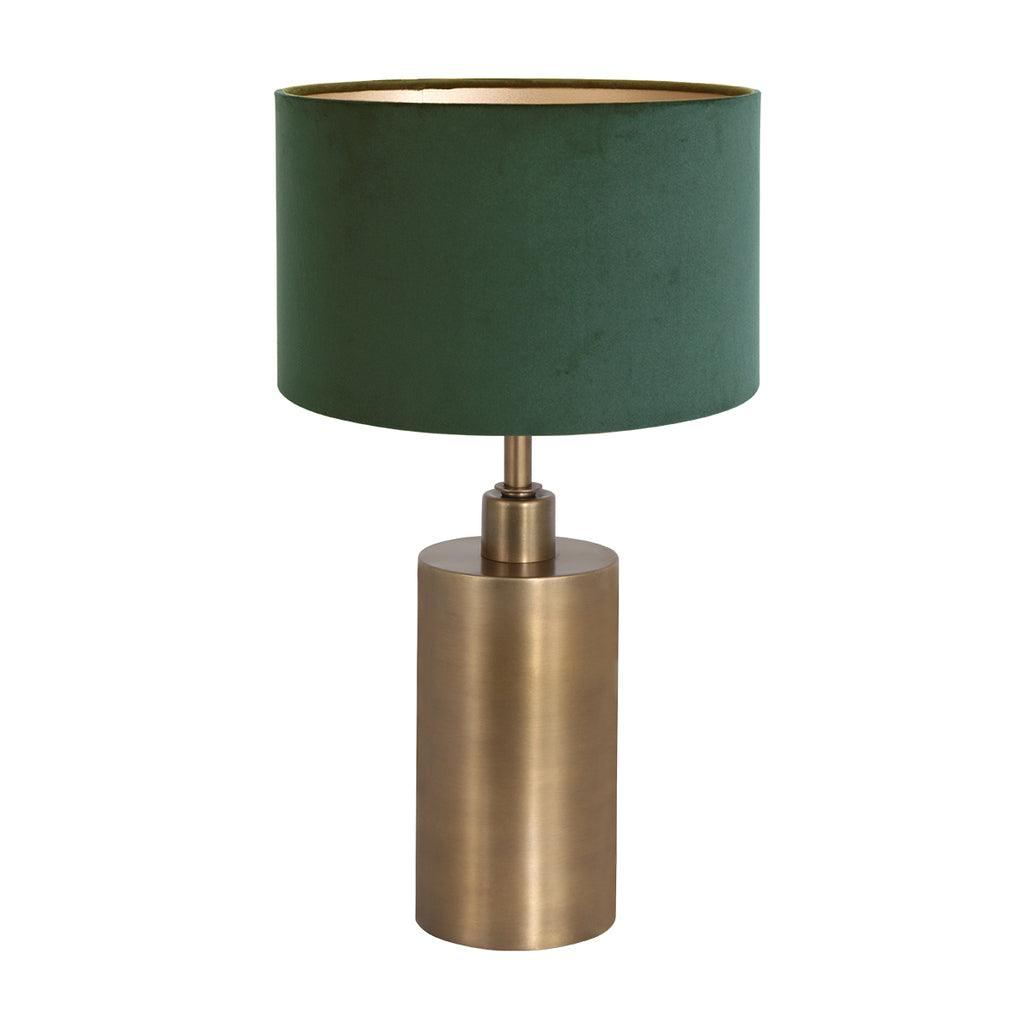 Lampă de masă Brass 3309BR+K7396VS Bronz-Velvet Verde - PARIS14A.RO