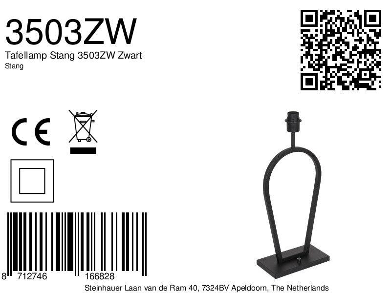 Lampă de masă Stang 3503ZW Negru - PARIS14A.RO