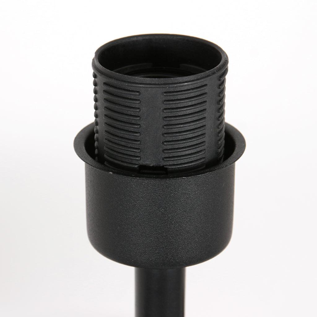 Lampă de masă Stang 7194ZW Negru + Abajur Negru din Lână - PARIS14A.RO