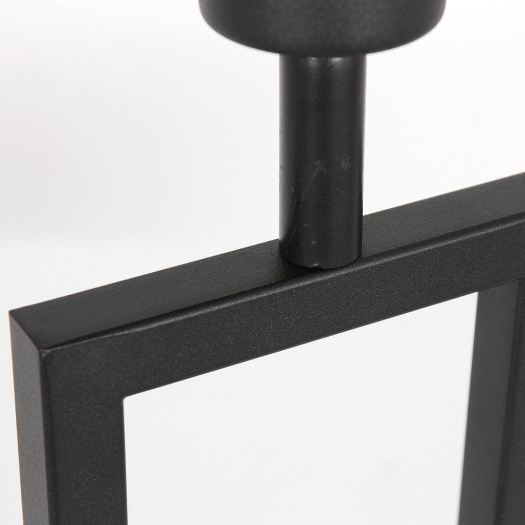 Lampă de masă Stang 7194ZW Negru + Abajur Negru din Lână - PARIS14A.RO