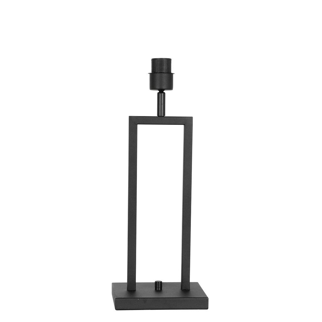 Lampă de masă Stang 7194ZW Negru + Abajur Negru din Lână - PARIS14A.RO