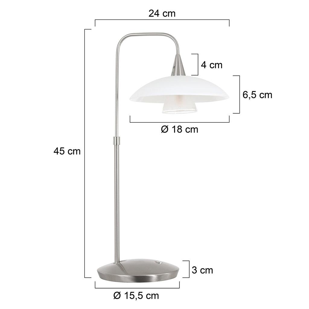 Lampă de masă Tallerken 2657ST din oțel - PARIS14A.RO