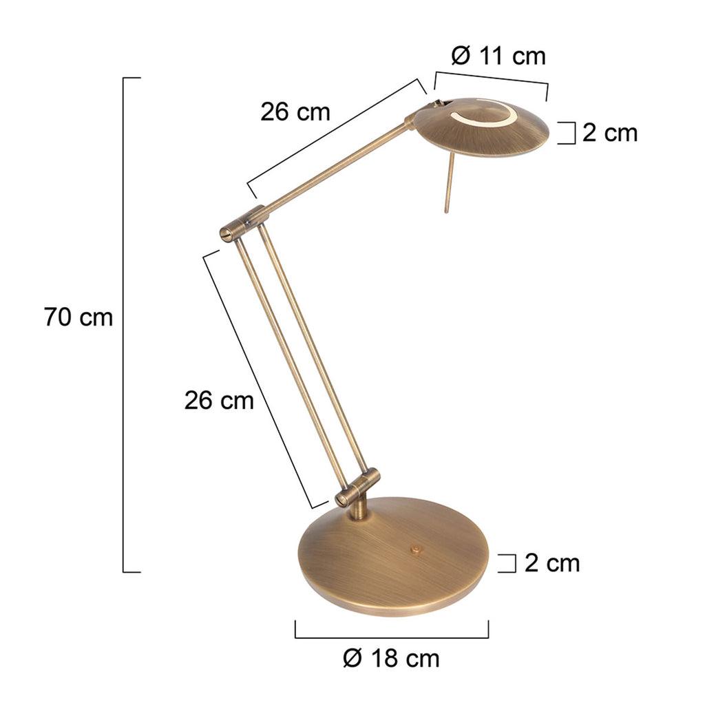 Lampă de masă Zodiac 2109BR Bronz - PARIS14A.RO