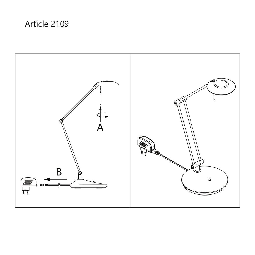 Lampă de masă Zodiac 2109BR Bronz - PARIS14A.RO