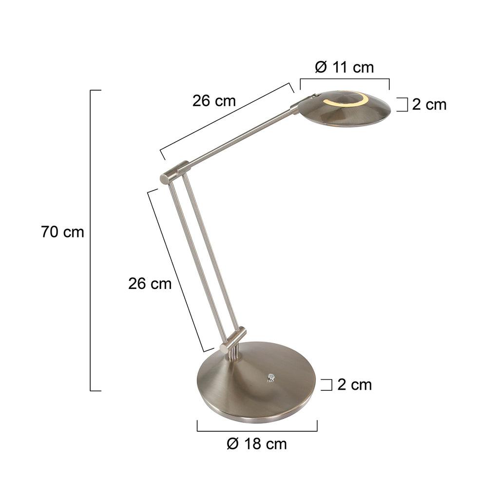 Lampă de masă Zodiac 2109ST din oțel - PARIS14A.RO