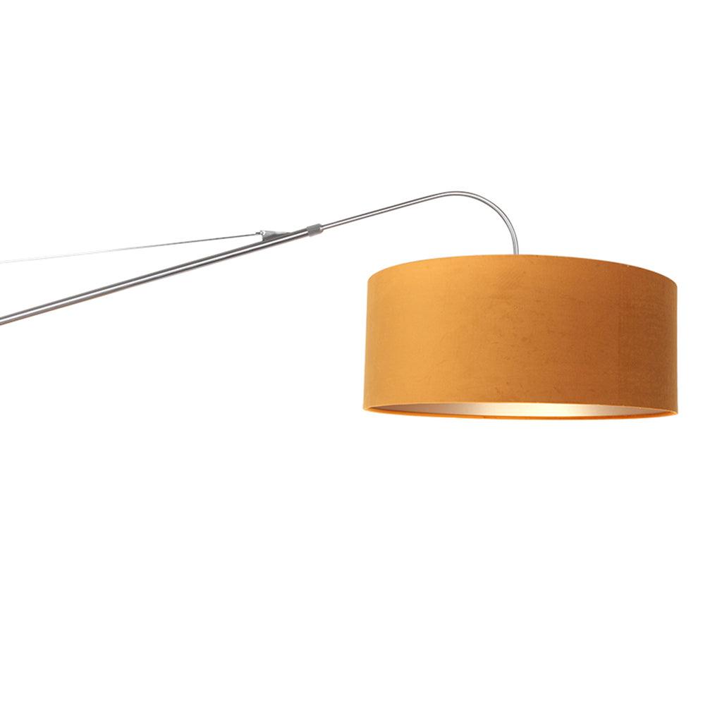 Lampă de perete Elegantă și Refined 2574ST+K1066KS Oțel-Velur Auriu - PARIS14A.RO