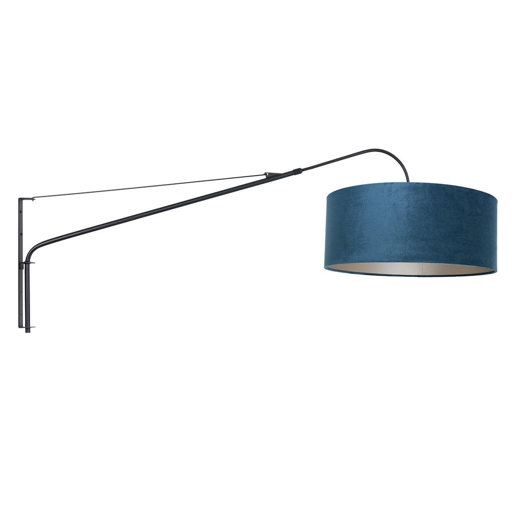 Lampă de perete Elegantă și Refined 2574ZW+K1066ZS Negru-Velvet Albastru - PARIS14A.RO