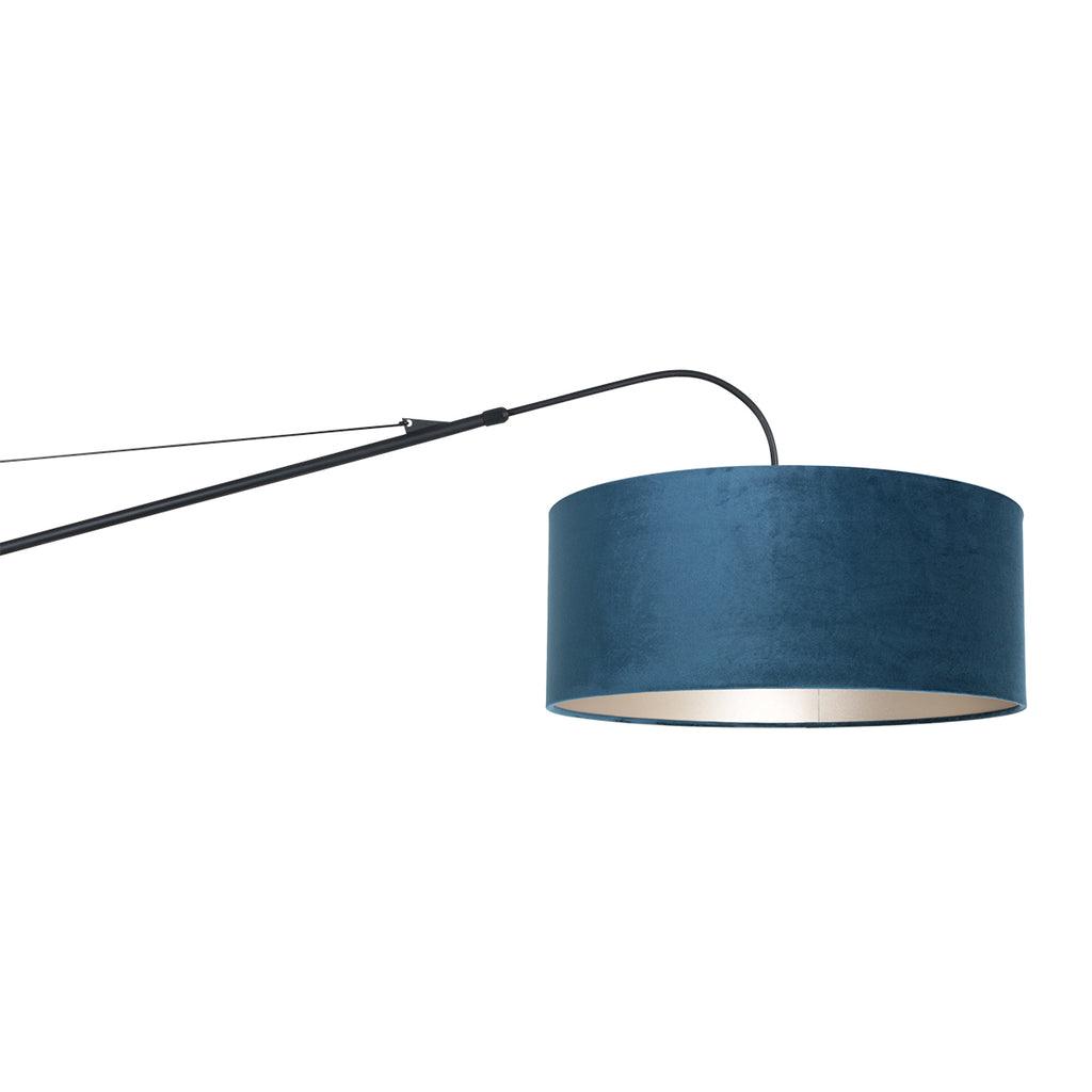 Lampă de perete Elegantă și Refined 2574ZW+K1066ZS Negru-Velvet Albastru - PARIS14A.RO