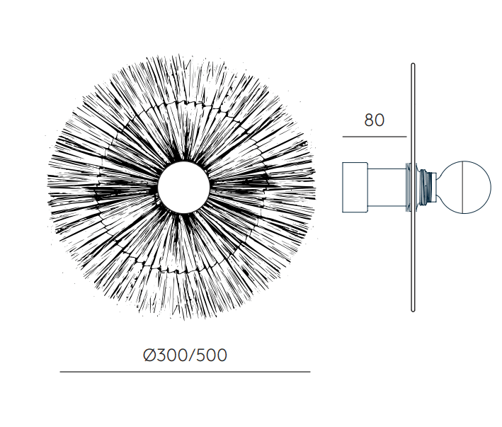 Lampa de perete LAOS / 5 - Aromas del Campo - PARIS14A.RO