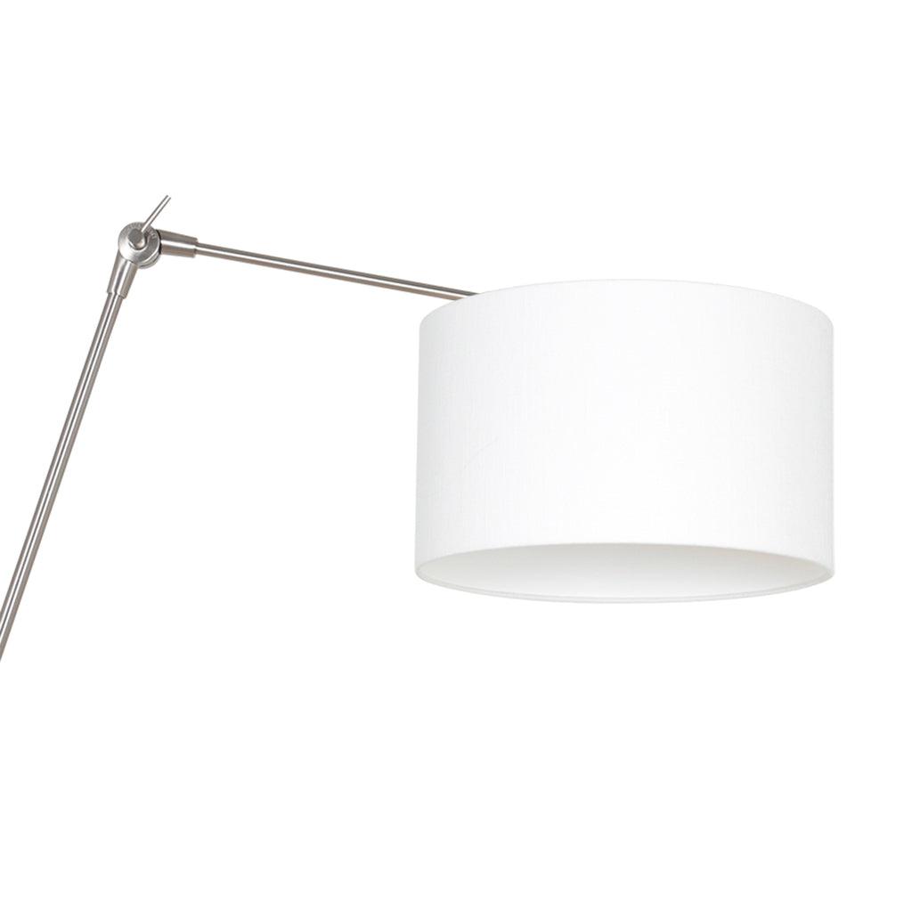 Lampă de perete Prestige Chic 7396ST+K7396QS Oțel-Alb Lână - PARIS14A.RO