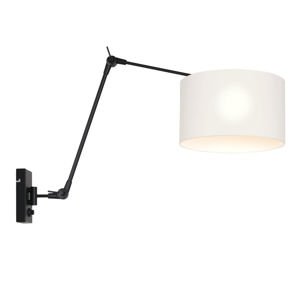 Lampă de perete Prestige Chic 7396ZW+K73962S Negru-Alb Chintz - PARIS14A.RO