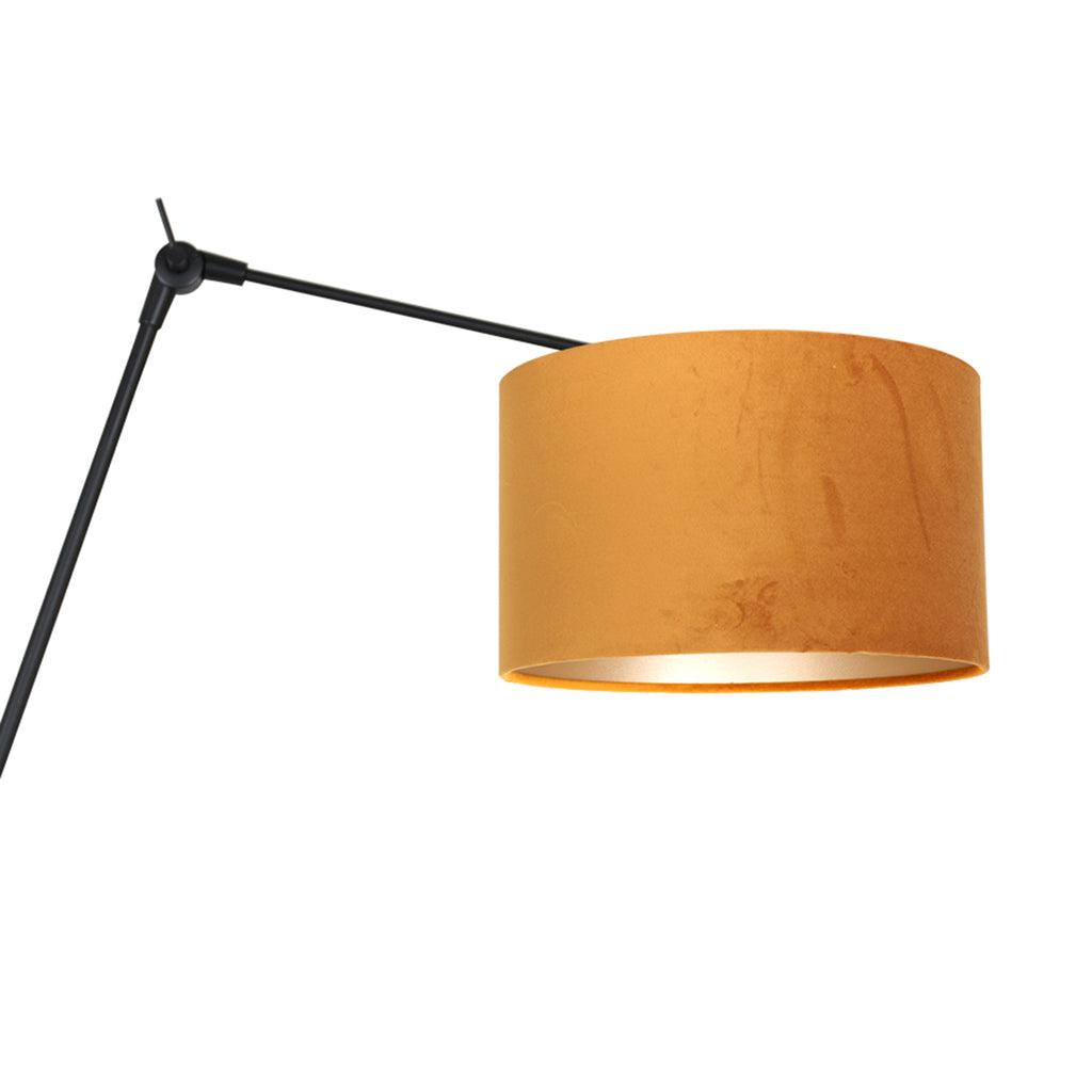 Lampă de perete Prestige Chic 7396ZW+K7396KS Negru-Velvet Auriu - PARIS14A.RO