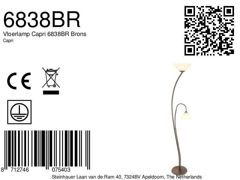 Lampă de podea Capri 6838BR Bronz - PARIS14A.RO