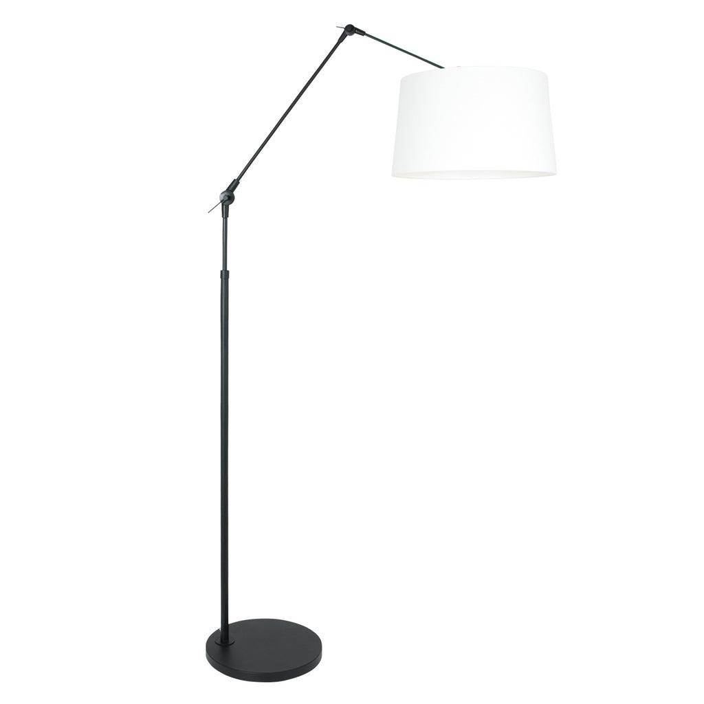 Lampă de podea Prestige Chic 7395ZW+K1001QS Negru-Alb în Lână - PARIS14A.RO