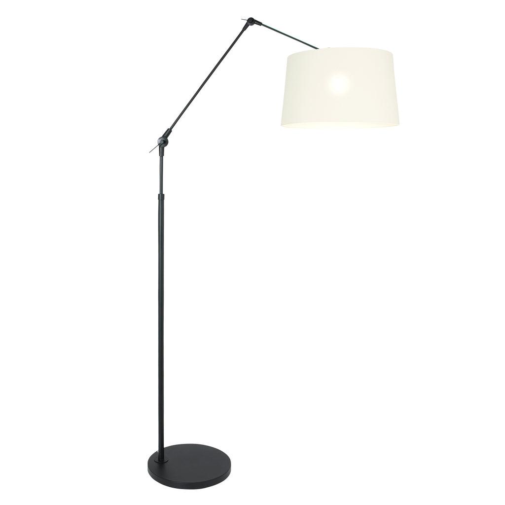 Lampă de podea Prestige Chic 7395ZW+K1001QS Negru-Alb în Lână - PARIS14A.RO