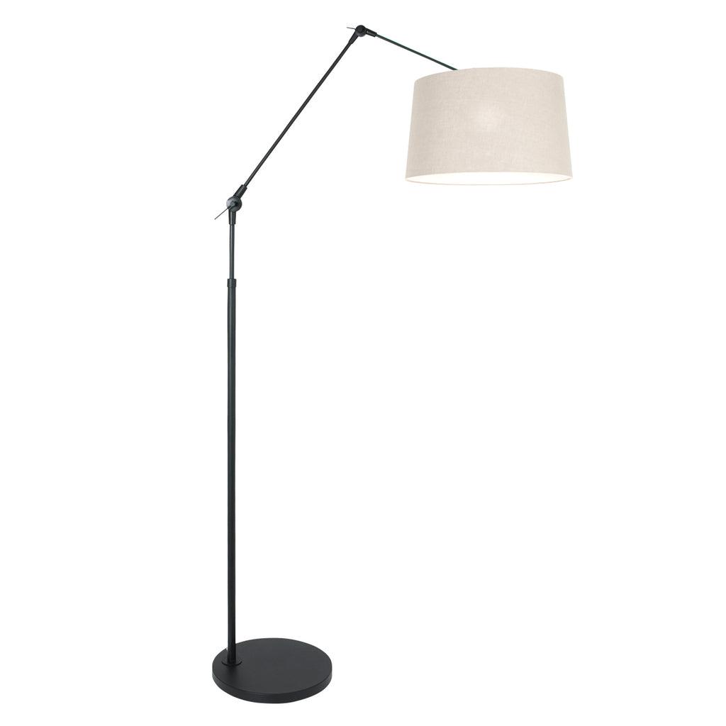 Lampă de podea Prestige Chic 7395ZW+K1001RS Negru-Gri Linnen - PARIS14A.RO