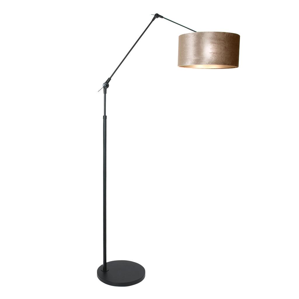 Lampă de podea Prestige Chic 7395ZW+K1068GS Negru-Alb în Lână - PARIS14A.RO