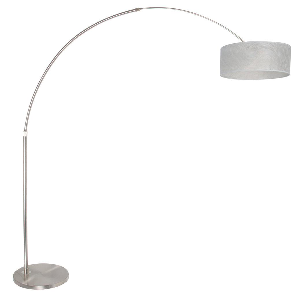 Lampă de podea Sparkled Light 7268ST+K1066PS, din oțel și cu finisaj argintiu Sizoflor. - PARIS14A.RO