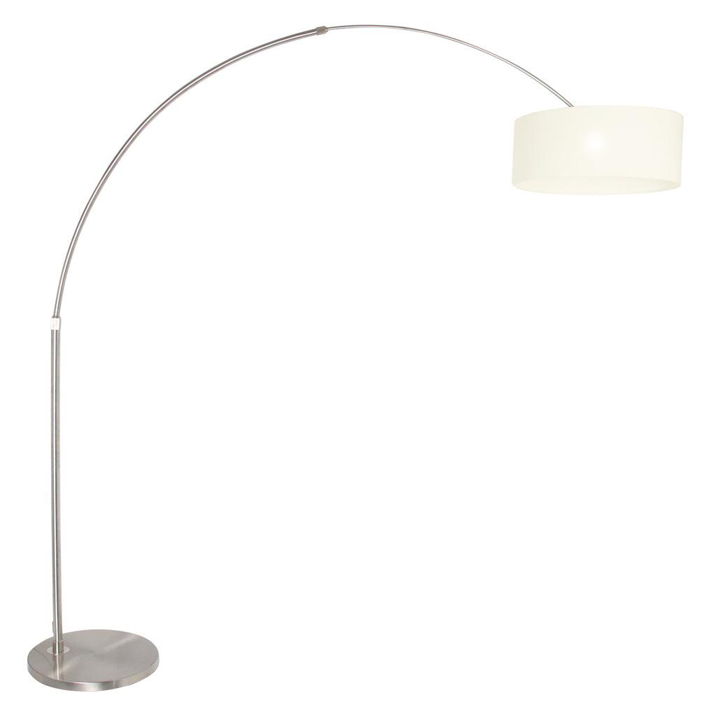 Lampă de podea Sparkled Light 7268ST+K1066QS Oțel-Alb Lână - PARIS14A.RO