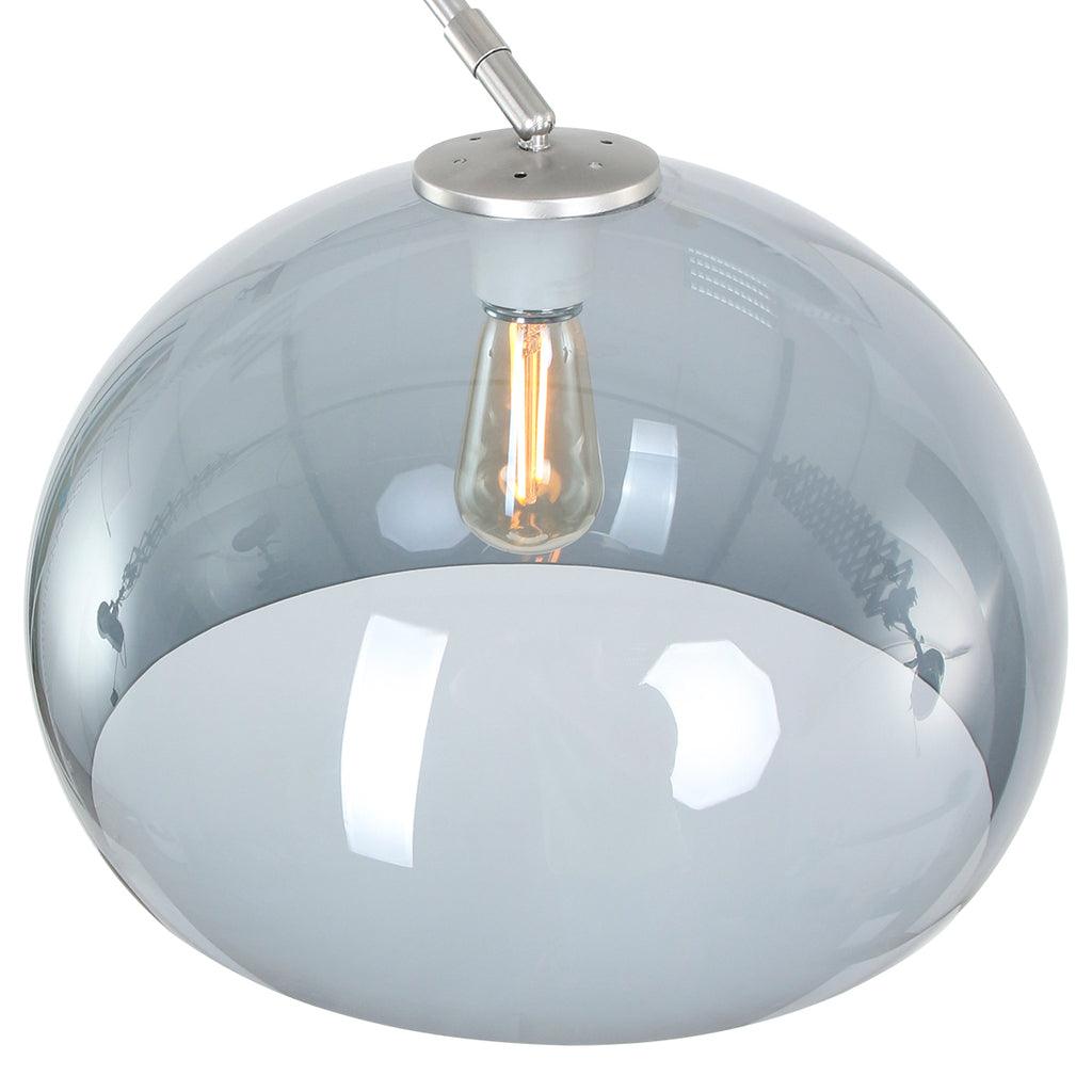 Lampă de podea Sparkled Light 7268ST+K11130S, din oțel gri și plastic. - PARIS14A.RO