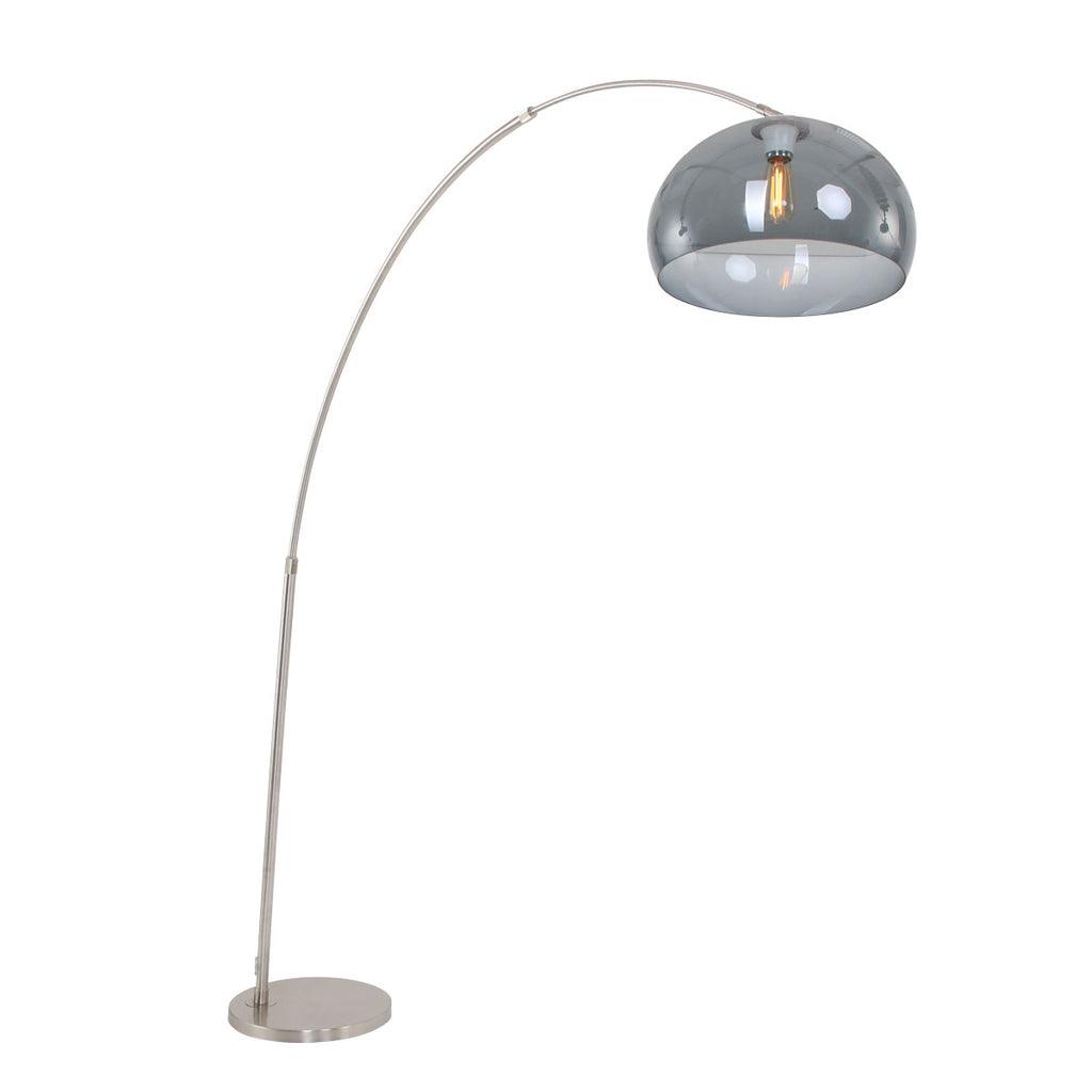 Lampă de podea Sparkled Light 7268ST+K11130S, din oțel gri și plastic. - PARIS14A.RO