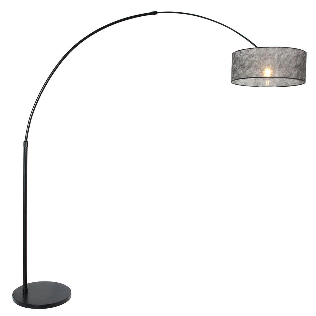 Lampă de podea Sparkled Light 7268ZW+K1066NS Negru-Sizoflor Negru - PARIS14A.RO