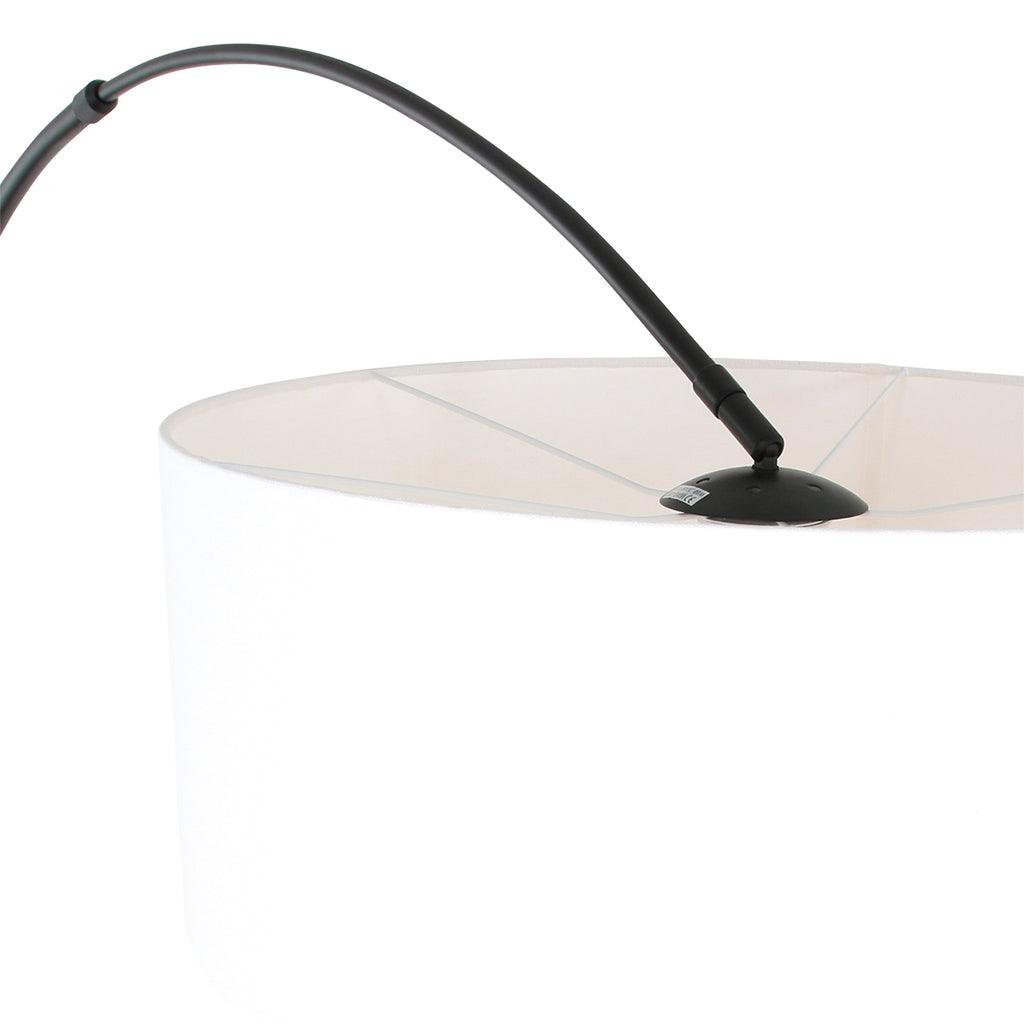 Lampă de podea Sparkled Light 7268ZW+K1066QS Negru-Alb în Lână - PARIS14A.RO