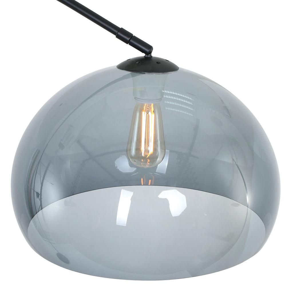 Lampă de podea Sparkled Light 7268ZW+K11130S Negru-Gri din plastic - PARIS14A.RO