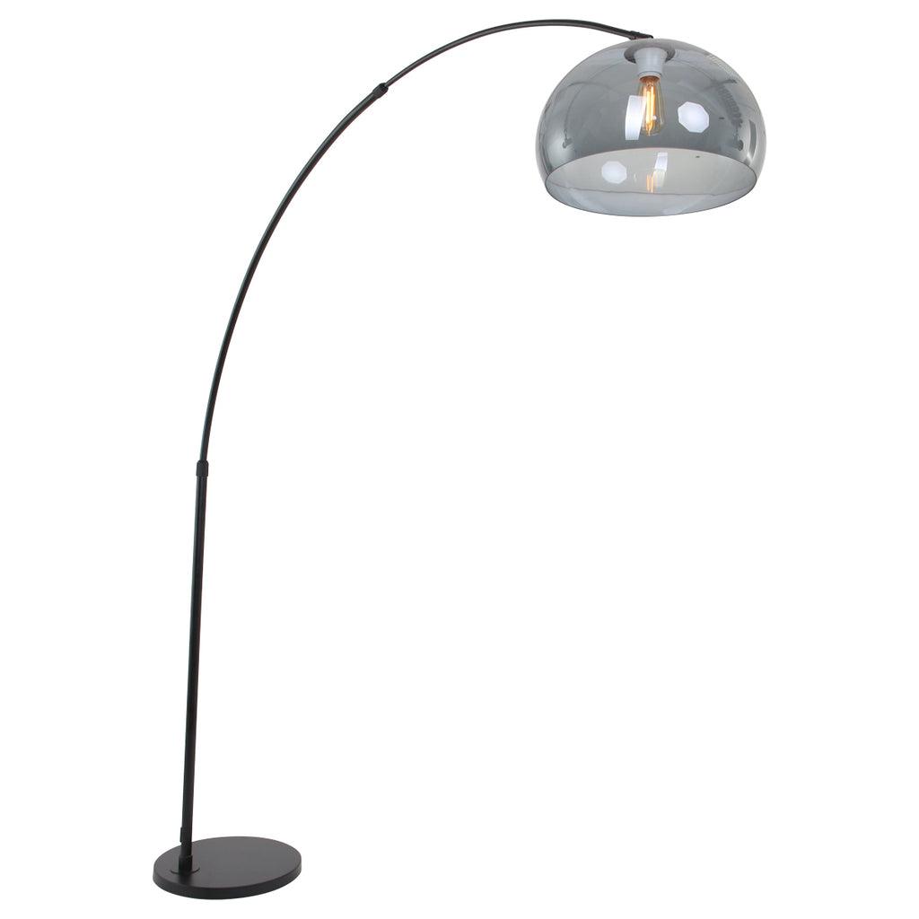 Lampă de podea Sparkled Light 7268ZW+K11130S Negru-Gri din plastic - PARIS14A.RO