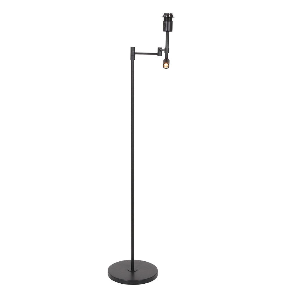 Lampă de podea Stang 7192ZW Negru + Abajur Velur Albastru - PARIS14A.RO