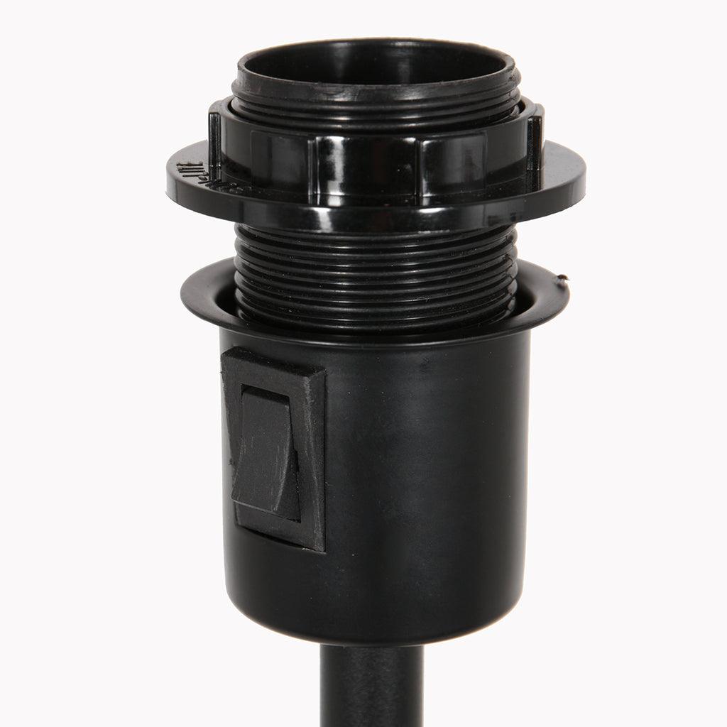 Lampă de podea Stang 7192ZW Negru + Abajur Velur Albastru - PARIS14A.RO