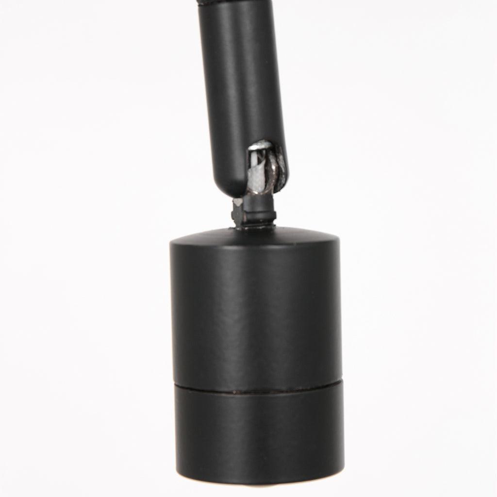 Lampă de podea Stang 7192ZW Negru + Abajur Velur Albastru - PARIS14A.RO