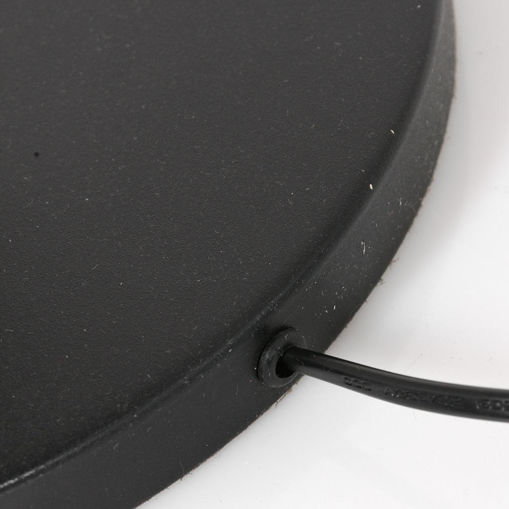 Lampă de podea Stang 7192ZW Negru + Abajur Velur Albastru - PARIS14A.RO