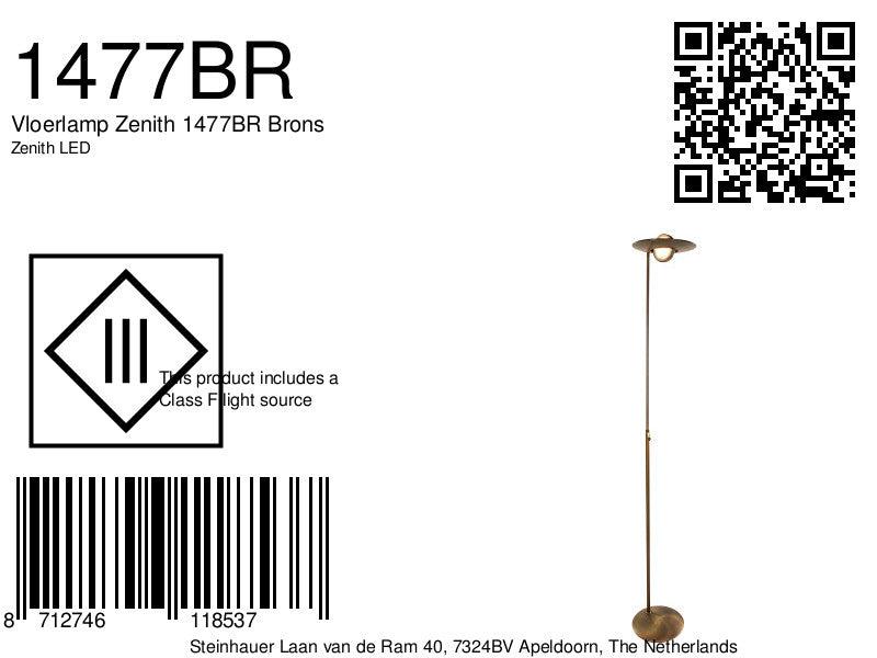 Lampă de podea Zenith 1477BR Bronz - PARIS14A.RO