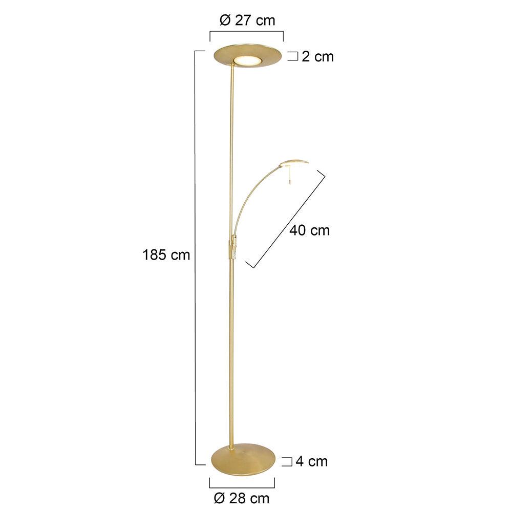 Lampă de podea Zenith 7860ME din alamă - PARIS14A.RO