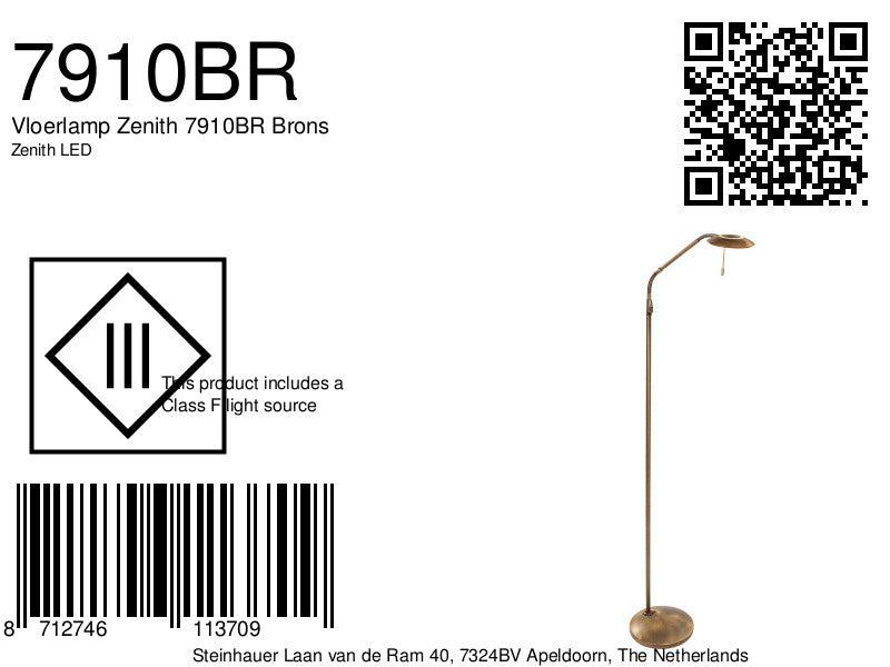 Lampă de podea Zenith 7910BR Bronz - PARIS14A.RO