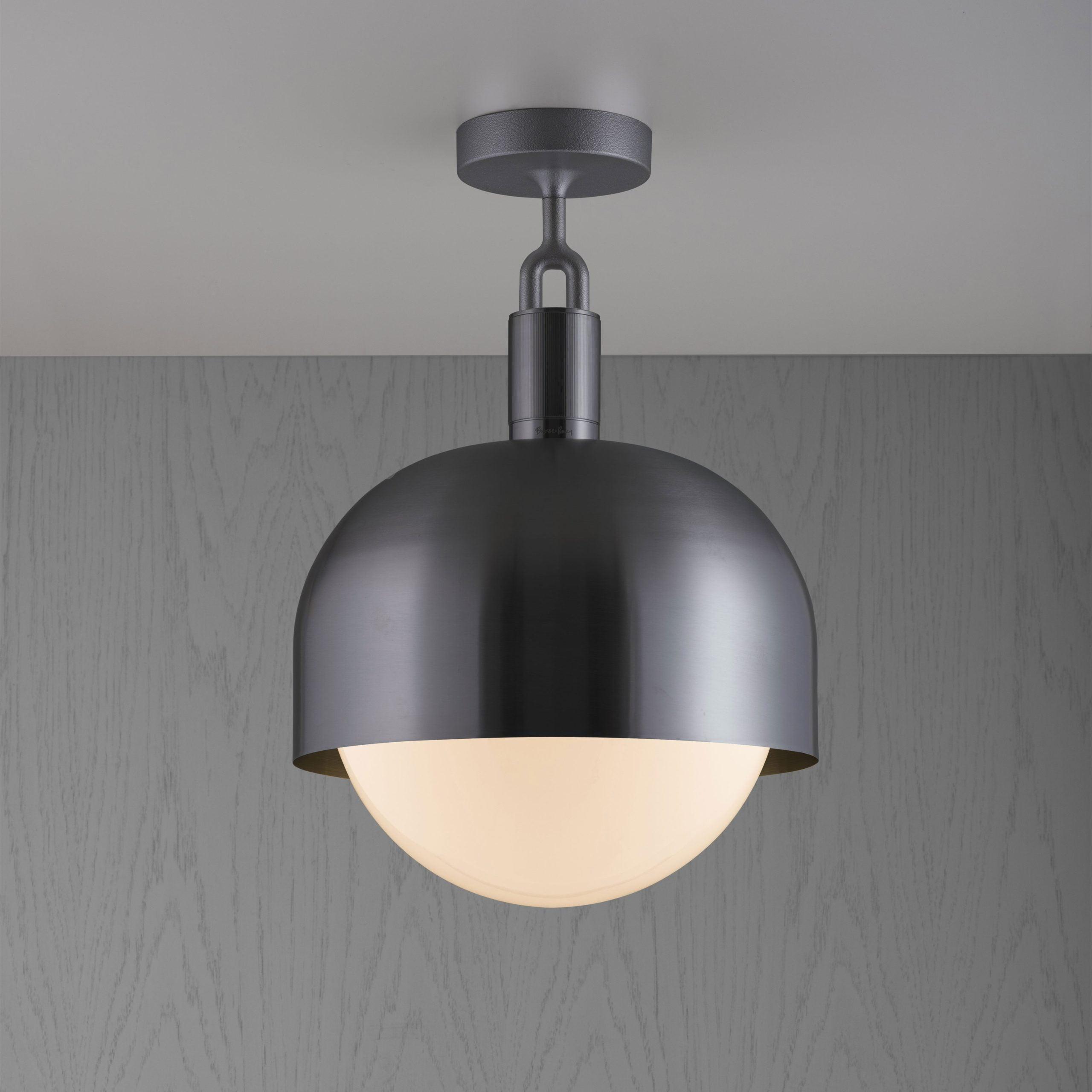 Lampa de tavan Forked / Cu abajur / GLOBE / OPAL / LARGE - Buster & Punch - PARIS14A.RO