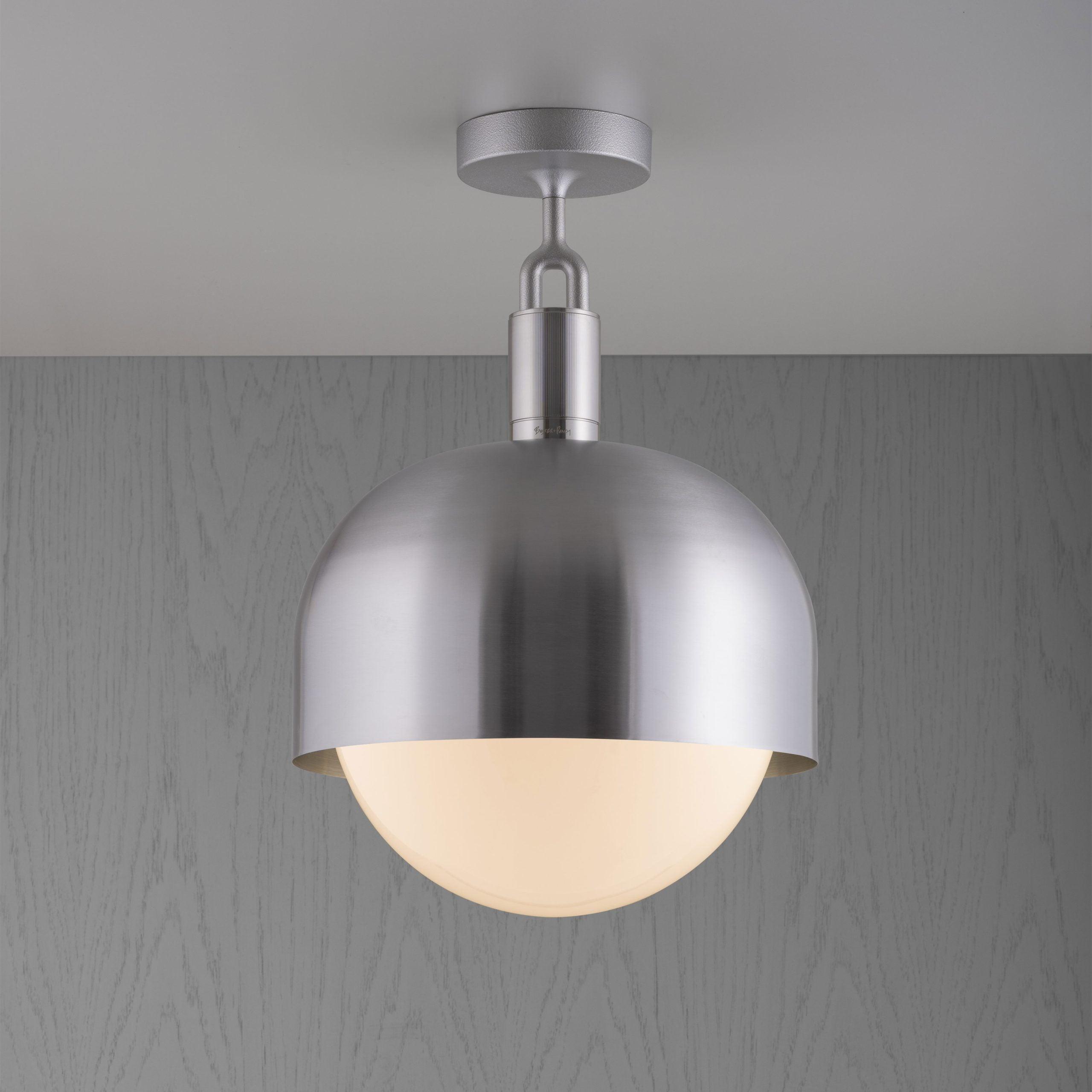 Lampa de tavan Forked / Cu abajur / GLOBE / OPAL / LARGE - Buster & Punch - PARIS14A.RO