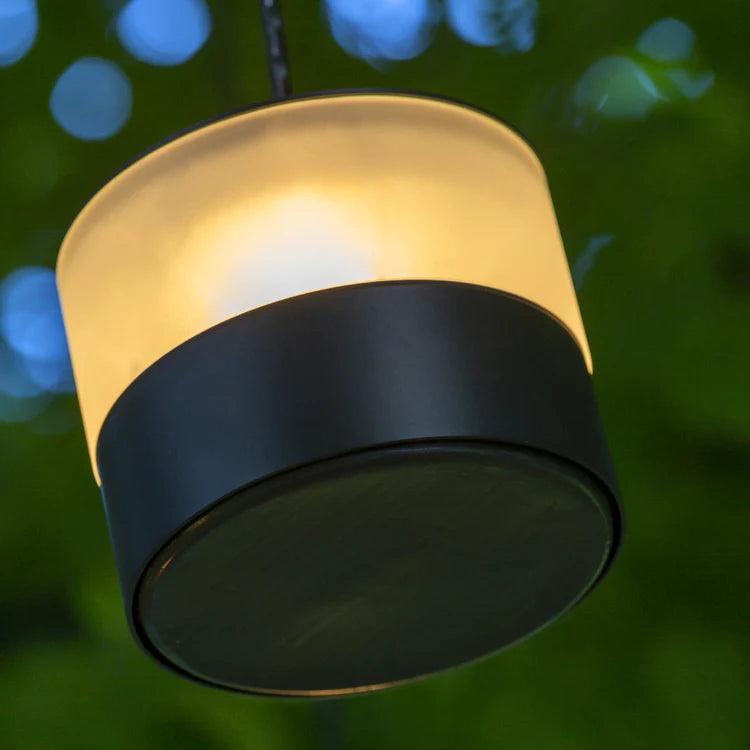 Lampă Pendant pentru Exterior cu Încălzire Electrica Infraroșu, Heatsail Glow – Negru - PARIS14A.RO