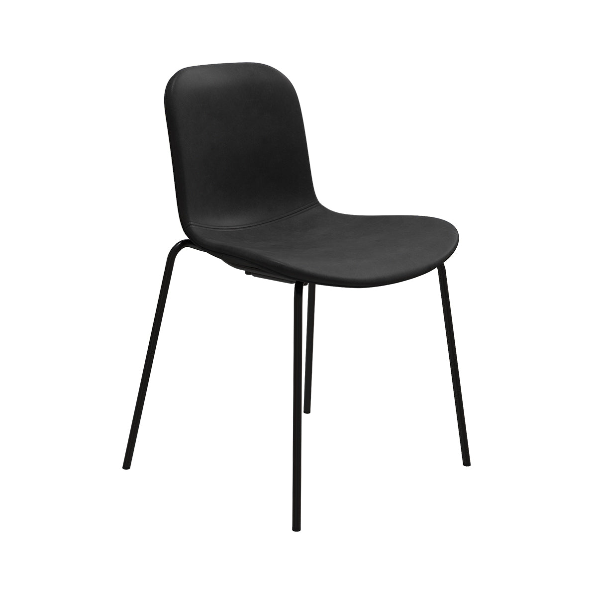 NORR11 scaun Langue | metal vopsit | Negru | 57x51xh78 cm